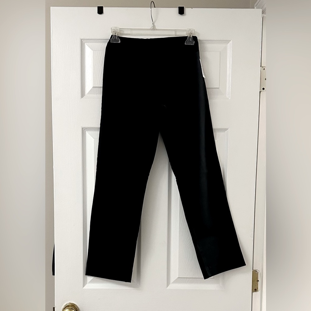 Old Navy Maternity Pixie Straight Leg Full Panel Black Pants 2